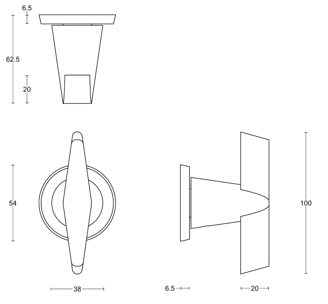 CONE OH200V Fixed Front Door Knob