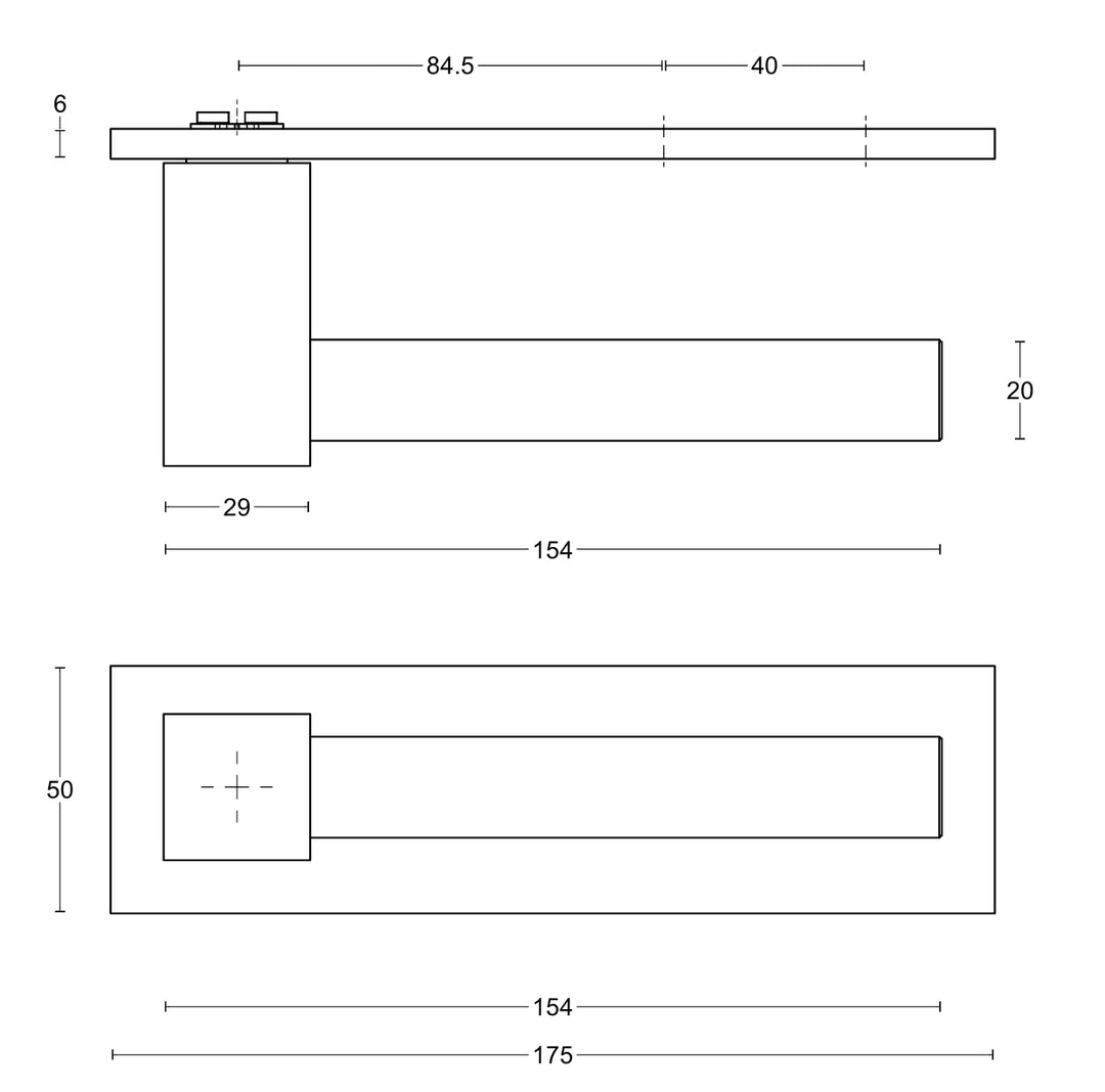 Bobby EK100 Lever Handle Set
