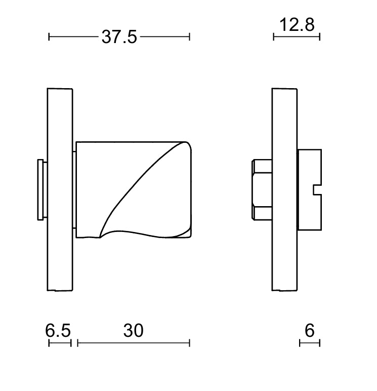 ELEEZ ZHWC53-ZI WC toilet privacy set