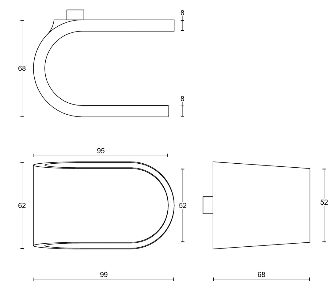 Fold TB200V Door Knob
