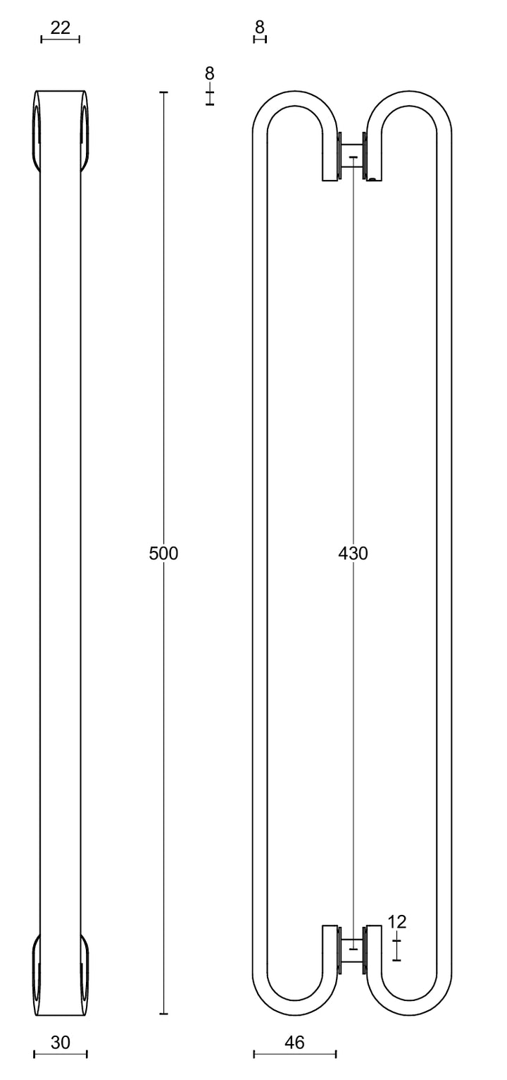 Fold TB500 Pull Handle