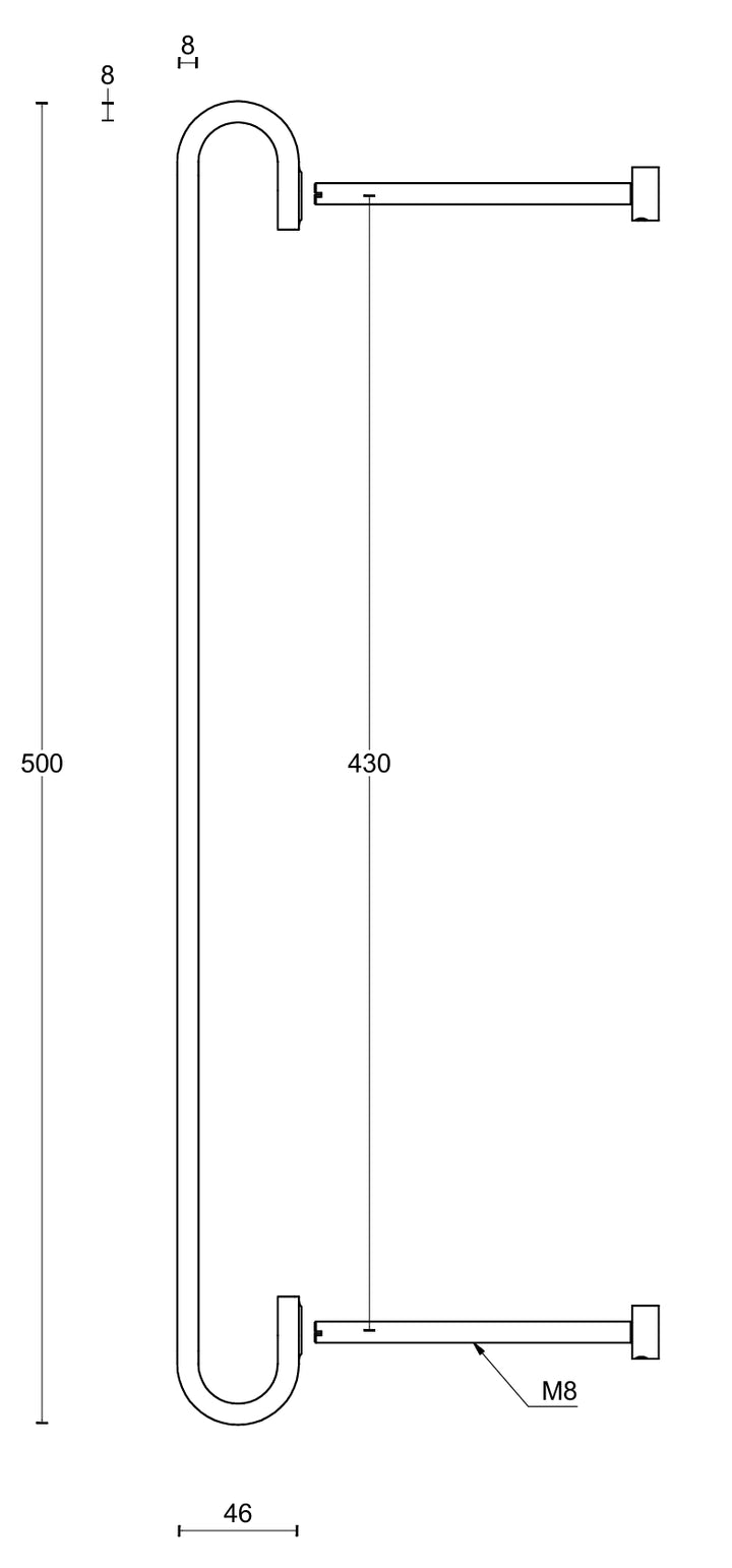 Fold TB500 Pull Handle