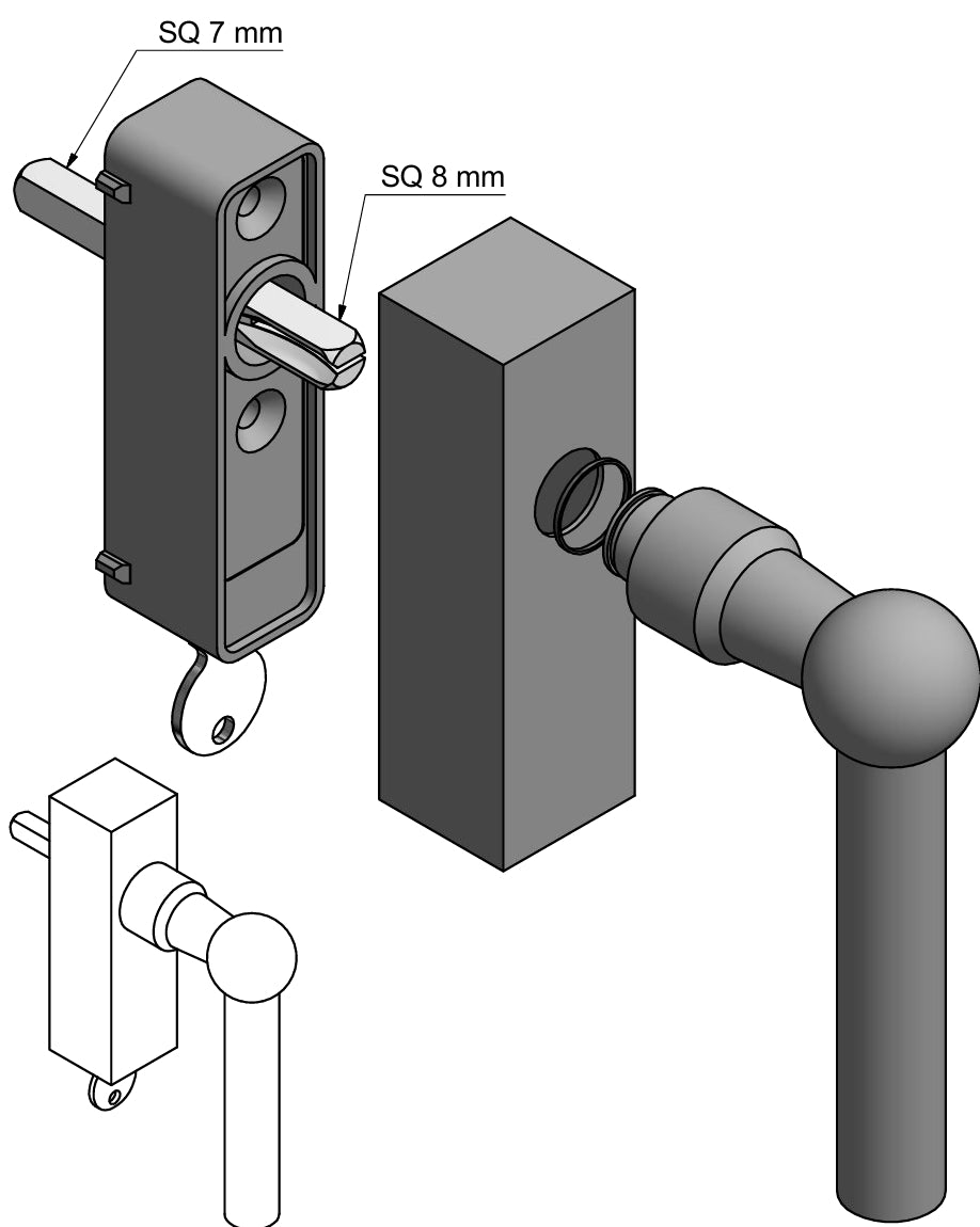 FORMANI FVL125-DKLOCK FIXING PICTURE