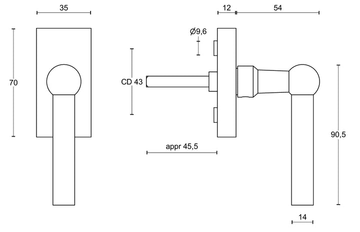 FORMANI FVL85-DK TECHNICAL DRAWING