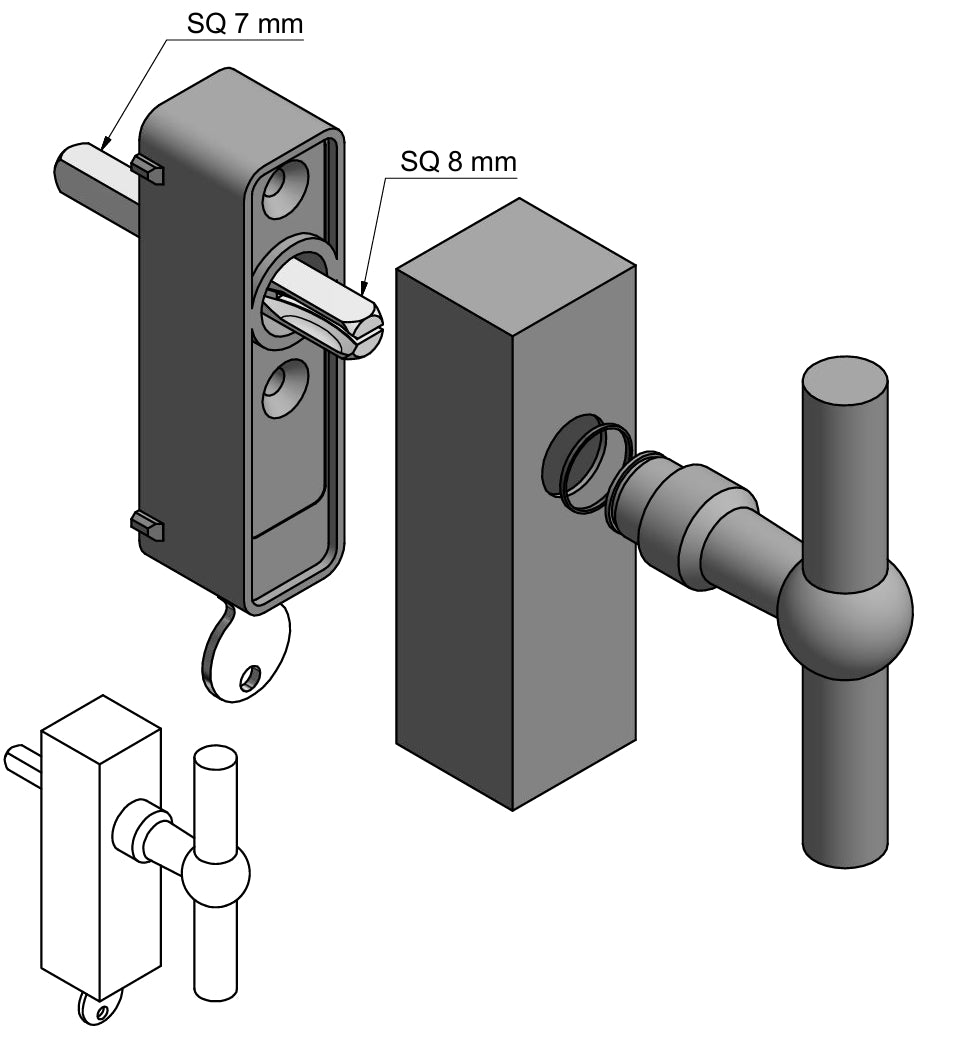 FORMANI FVT100-DKLOCK FIXING PICTURE