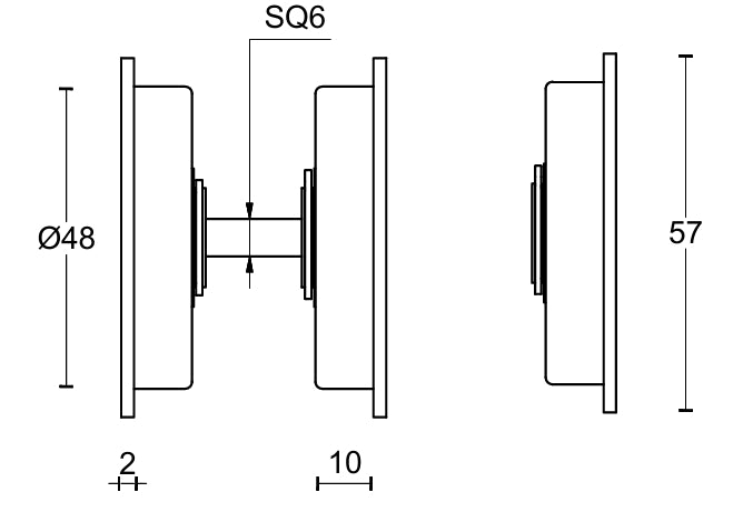 Basics LB57S Sliding WC Turn and Release Kit