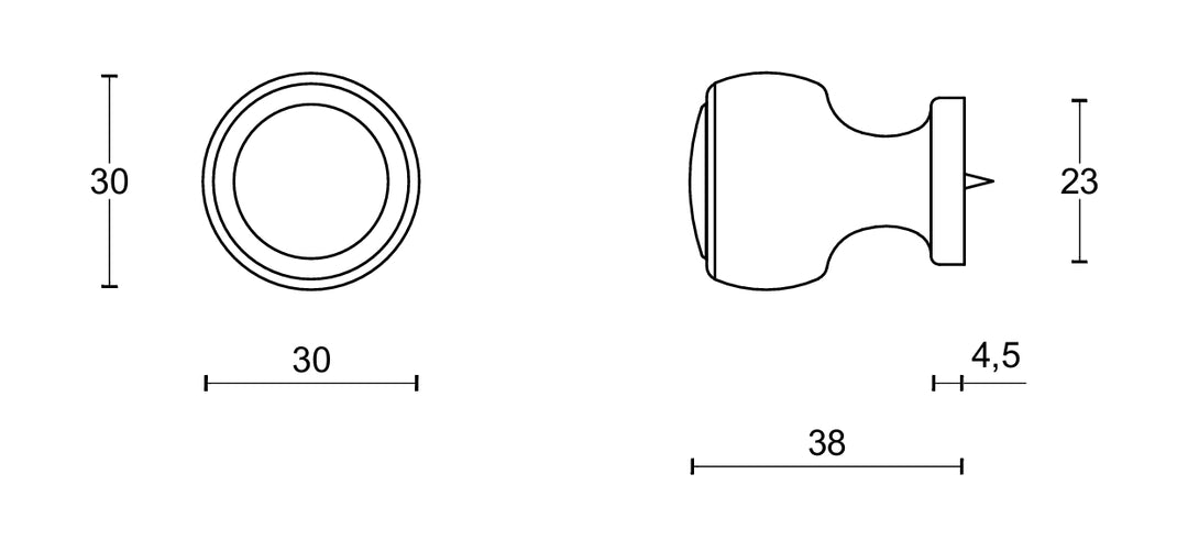 Bosco LZ30M Cabinet Knob
