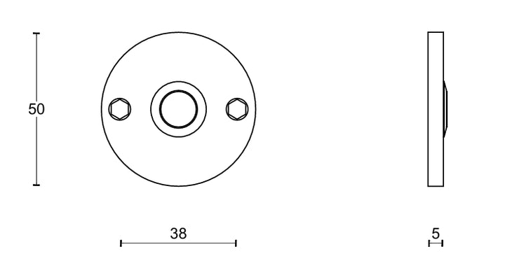 Piet Boon One PB52 bell push - itfitz