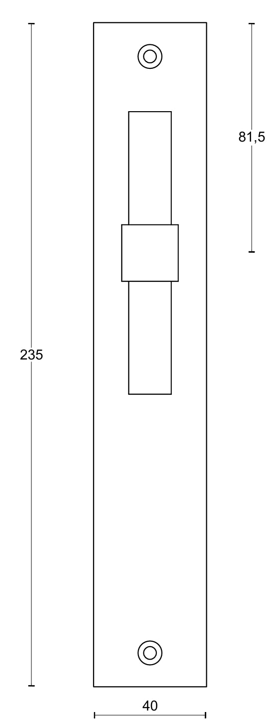 Piet Boon PBT15VP236 fixed knob on plate - itfitz
