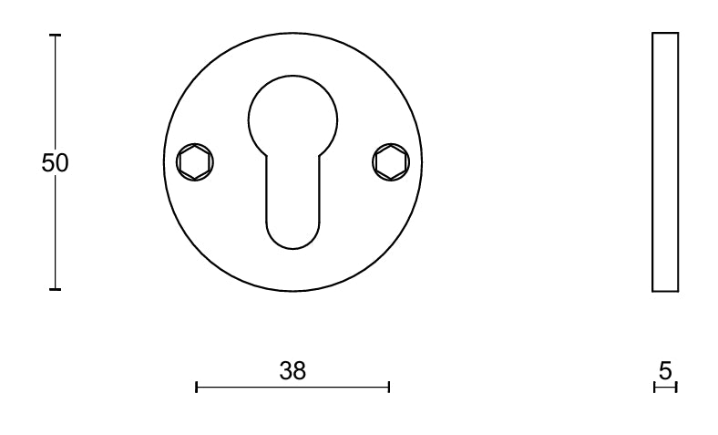 Formani Piet Boon One PBY50 technical drawing