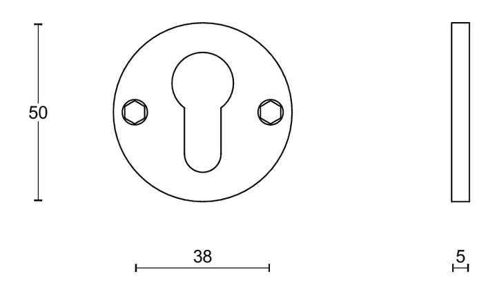 Formani Piet Boon One PBY50 technical drawing