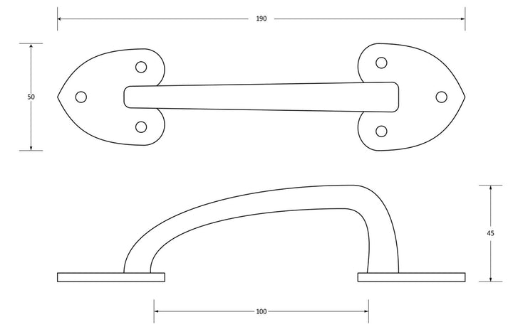 From the Anvil Gothic Pull Handle - Itfitz