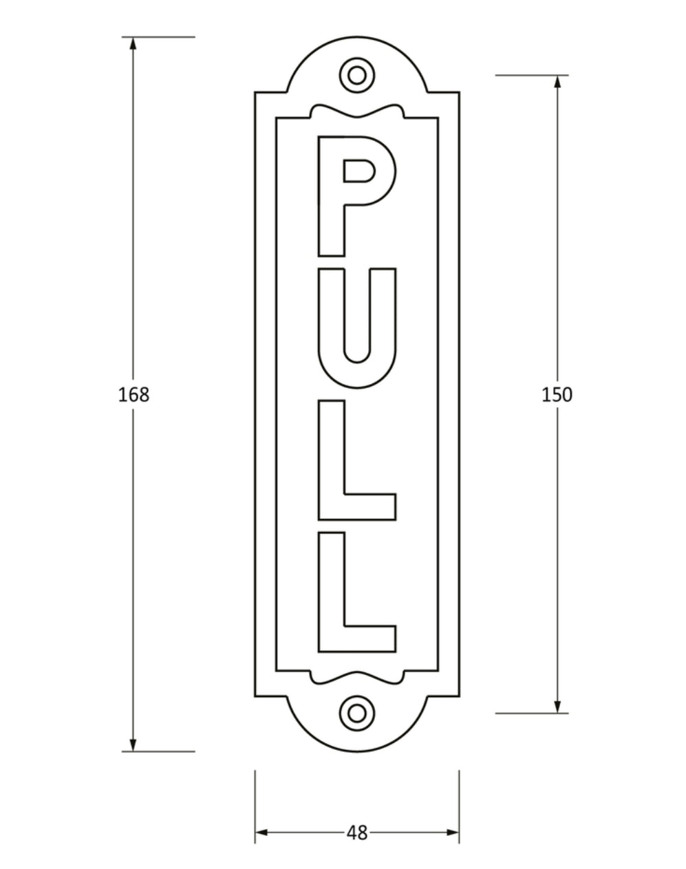 FROM THE ANVIL 83684 PULL SIGN TECHNICAL - ITFITZ