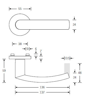 FSB 1107 Lever Handle Set - itfitz