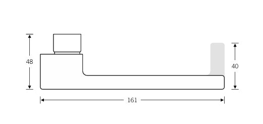 FSB 1183 Lever Handle Set