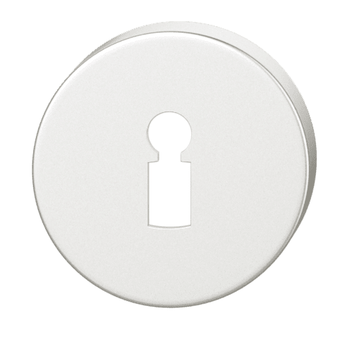 FSB 1735 Round Lever Key Escutcheon Aluminium