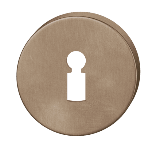 FSB 1735 Round Lever Key Escutcheon Dark Bronze