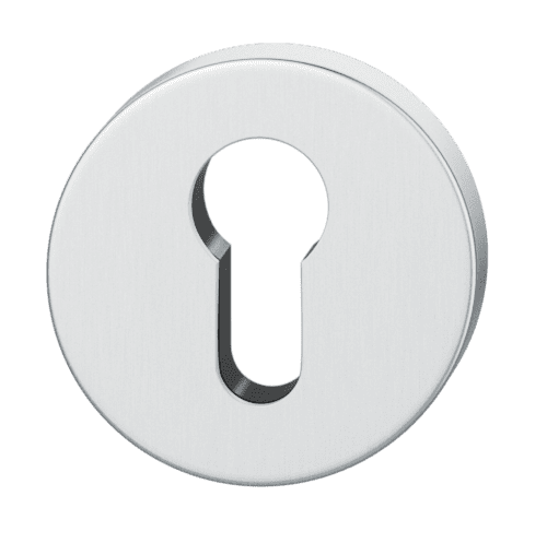 FSB 1735 Round Euro Profile Cylinder Escutcheon Set satin stainless steel