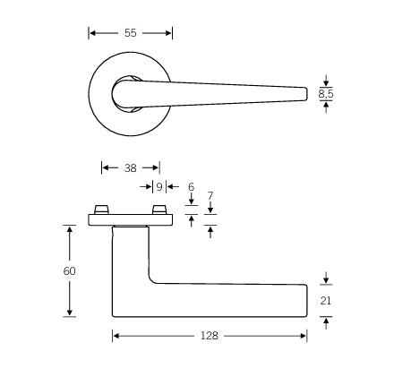 FSB 1005 Lever Handle Set - itfitz
