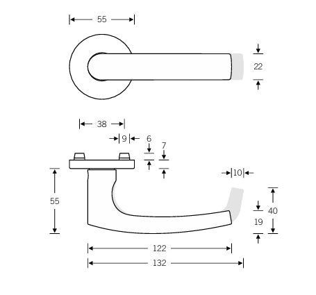 FSB 1015 Lever Handle Set - itfitz