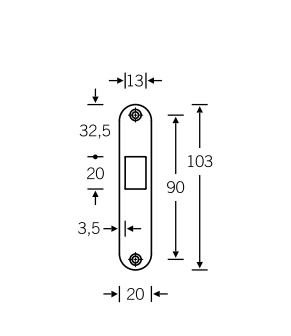 FSB 4255 Bathroom Flush Sliding Door Kit