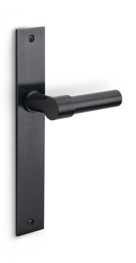 Formani Piet Boon One PBL20P236 lever handle on plate pvd satin black - itfitz