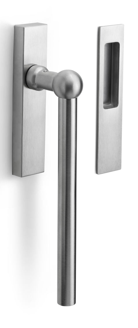 Ferrovia FV230 stainless steel sliding door handle with flush pull