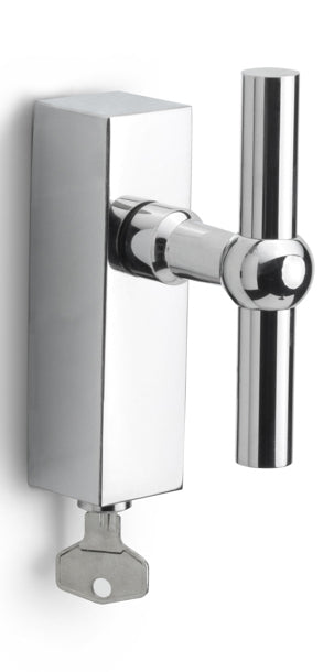 Ferrovia FVT100-DKLOCK stainless steel locking window handle