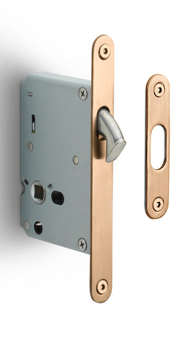 Formani Basics LBLSDA Sliding WC Deadbolt light bronze