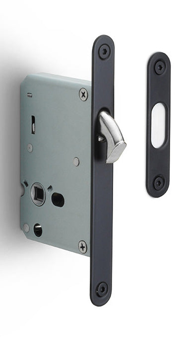 Formani Basics LBLSDA Sliding WC Deadbolt satin black