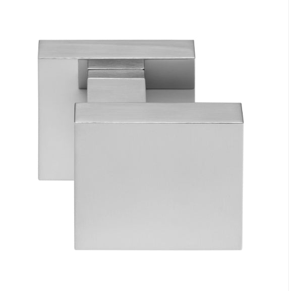 LSQ60V offset square stainless steel centre front door pull