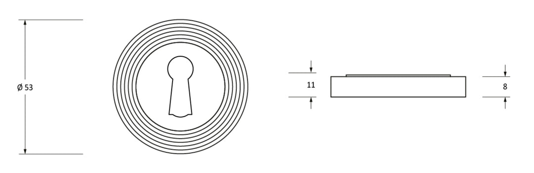 From the Anvil Beehive Round Escutcheon Technical - itfitz