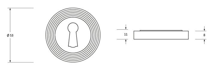 From the Anvil Beehive Round Escutcheon Technical - itfitz