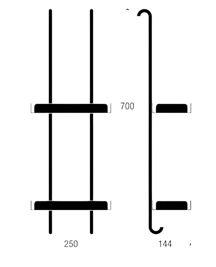 Frost Denmark 1947 Shower Caddy Drawing