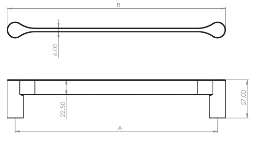 Hard and Ware GPH1 pull handle