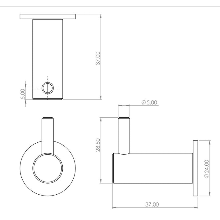 Frelan Hoxton Vestry Coat Pin Hook