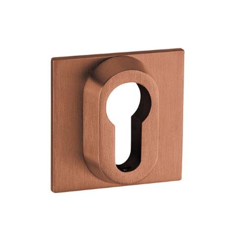 JNF Less is More Square Projecting Europrofile Cylinder Escutcheon