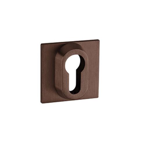 JNF Less is More Square Projecting Europrofile Cylinder Escutcheon