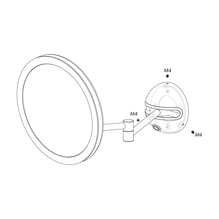 JNF LED Bathroom Wall Mirror