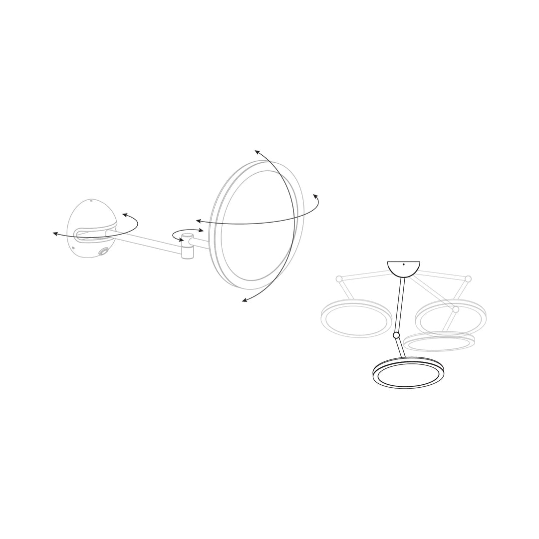 JNF LED Bathroom Wall Mirror