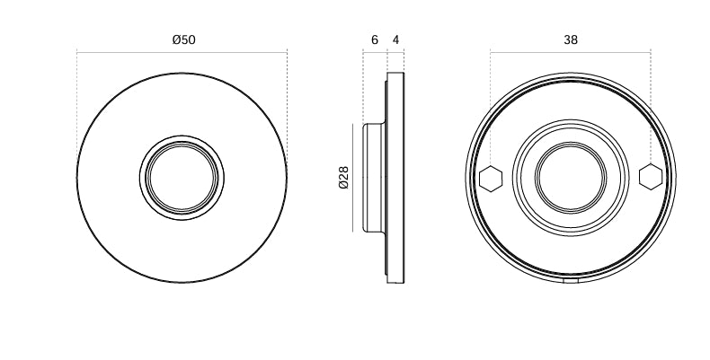 JNF Tubular 016BMR Grade 316 Safety Ball Bearing Lever Handle Set
