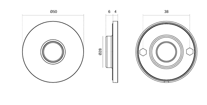 JNF Tubular 016BMR Grade 316 Safety Ball Bearing Lever Handle Set