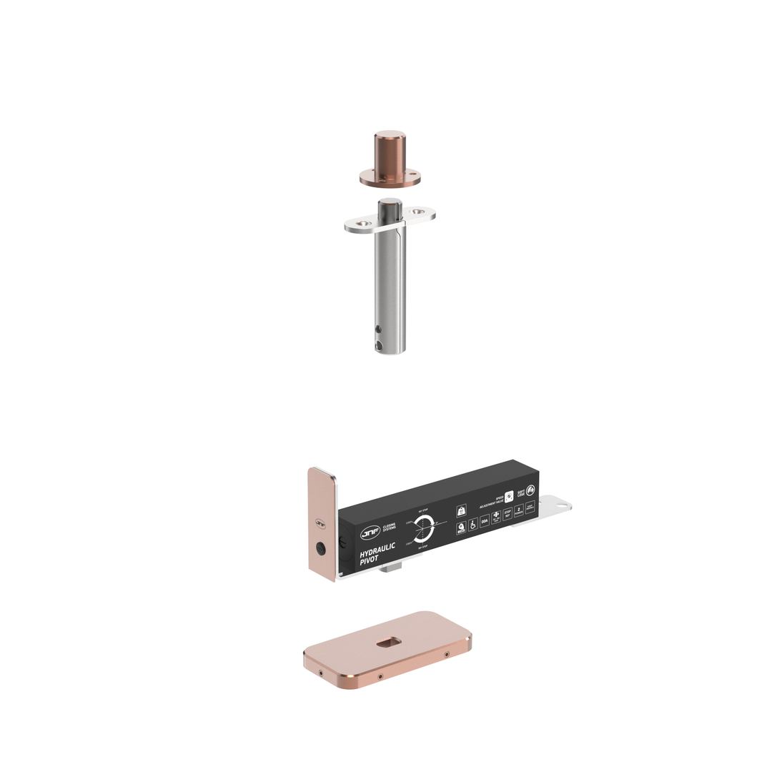 JNF IN.05.203.HO.BH2UP6 double action 60kgs CAM hydraulic timber door pivot set