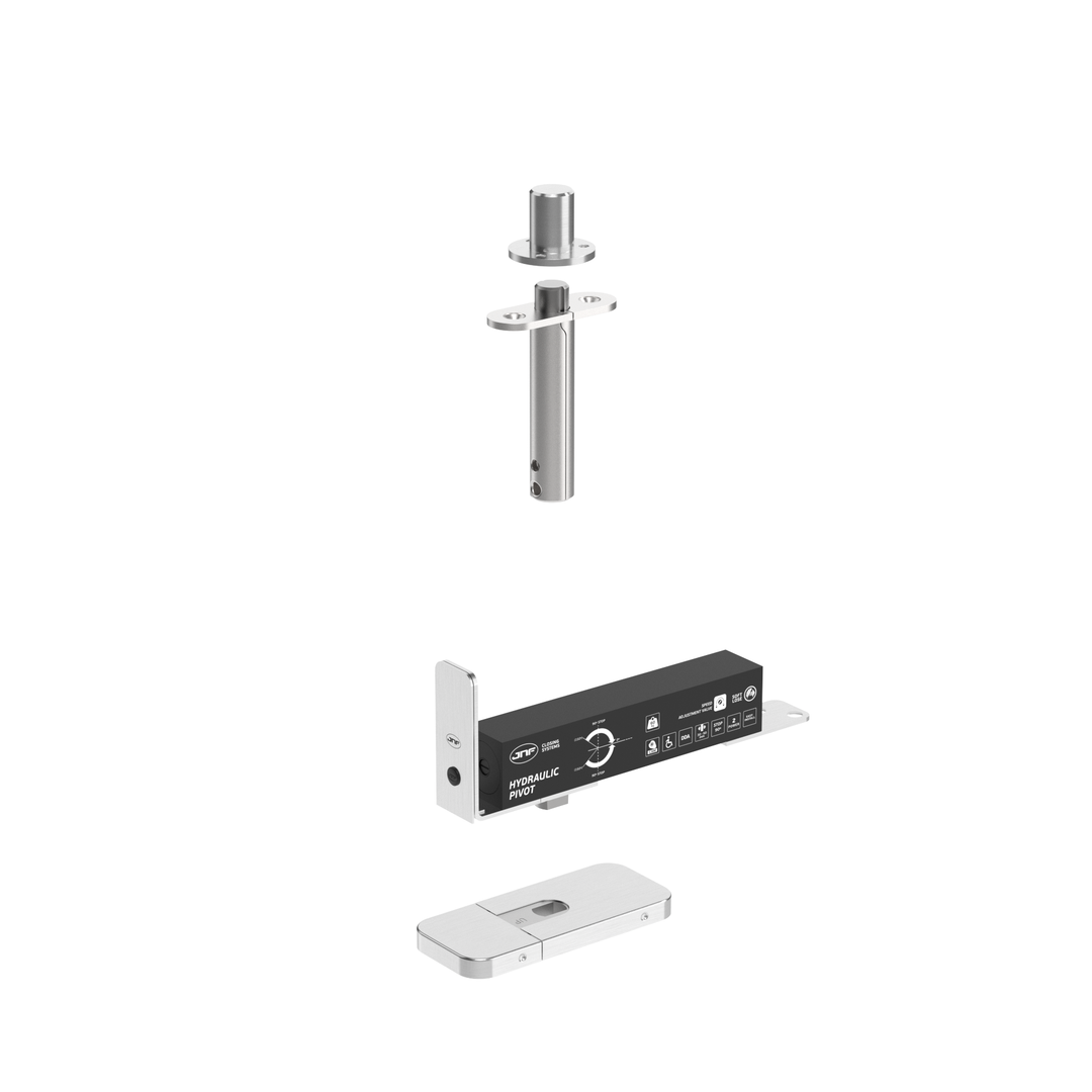 JNF IN.05.203.HO.BH3UP6 double action 60kgs CAM hydraulic timber door pivot set