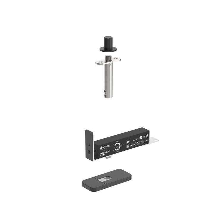 JNF IN.05.203.HO.BH3UP6 double action 60kgs CAM hydraulic timber door pivot set