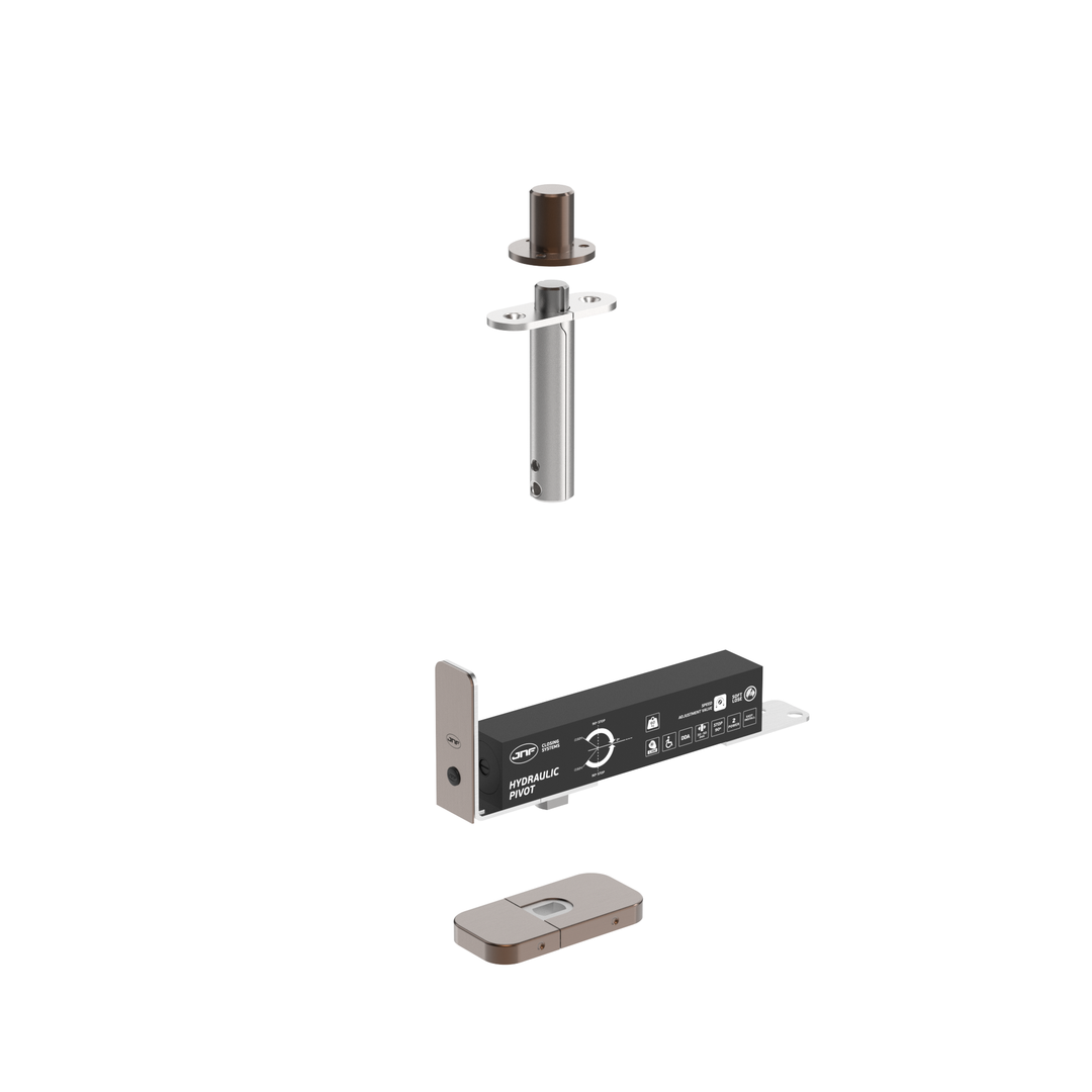 JNF IN.05.203.HO.BH5UP6 double action 60kgs CAM hydraulic timber door pivot set