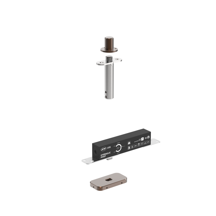 JNF IN.05.211.HO.BH1UP6 double action 60kgs CAM hydraulic timber door offset pivot set - Hold Open