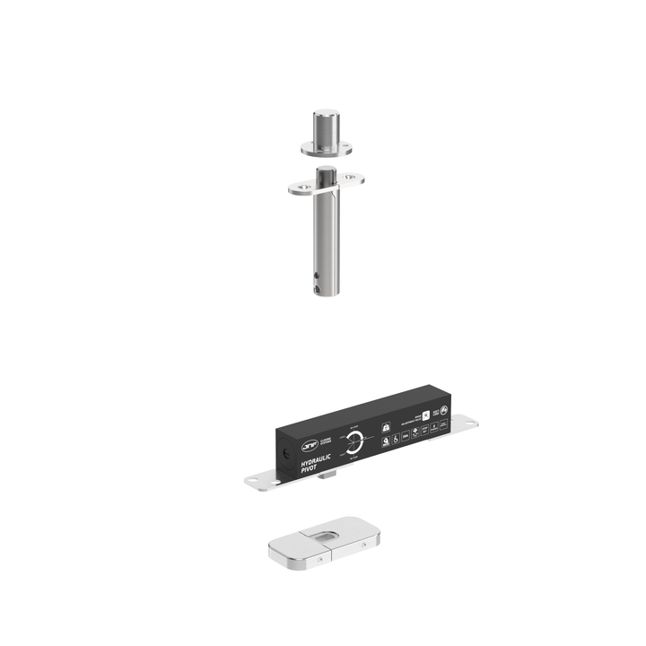 JNF IN.05.211.HO.BH5UP6 double action 60kgs CAM hydraulic timber door offset pivot set - Hold Open