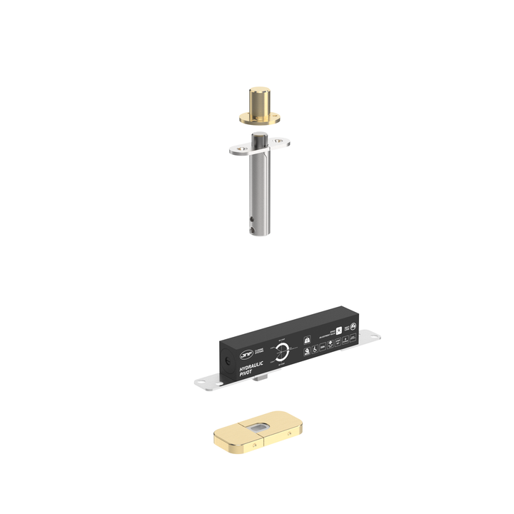 JNF IN.05.211.HO.BH5UP6 double action 60kgs CAM hydraulic timber door offset pivot set - Hold Open