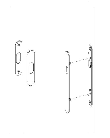 JNF Sliding Europrofile Cylinder Deadbolt